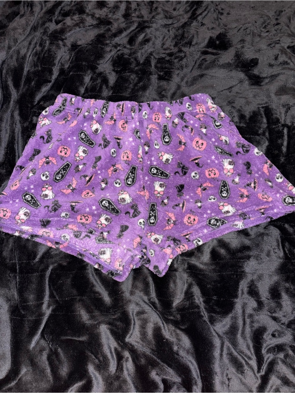 Fuzzy Pajama Shorts
